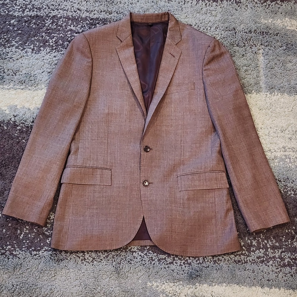 J Crew Ludlow Blazer Mens Size 40R Gray Tollegno 1900 Italy